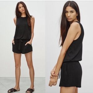 Aritzia Wilfred Izabel Tie-Waist Romper